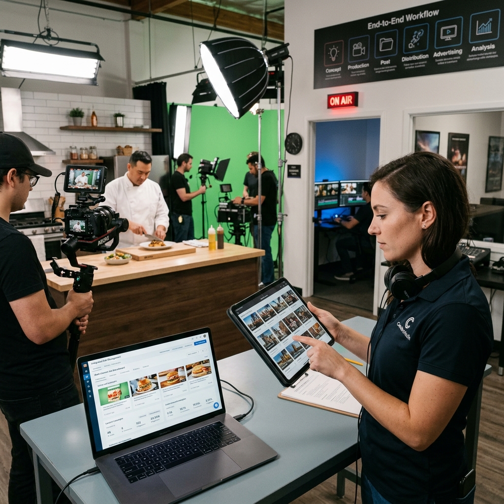 End-to-End Video Production and Ads Management for Multi-Location Brands