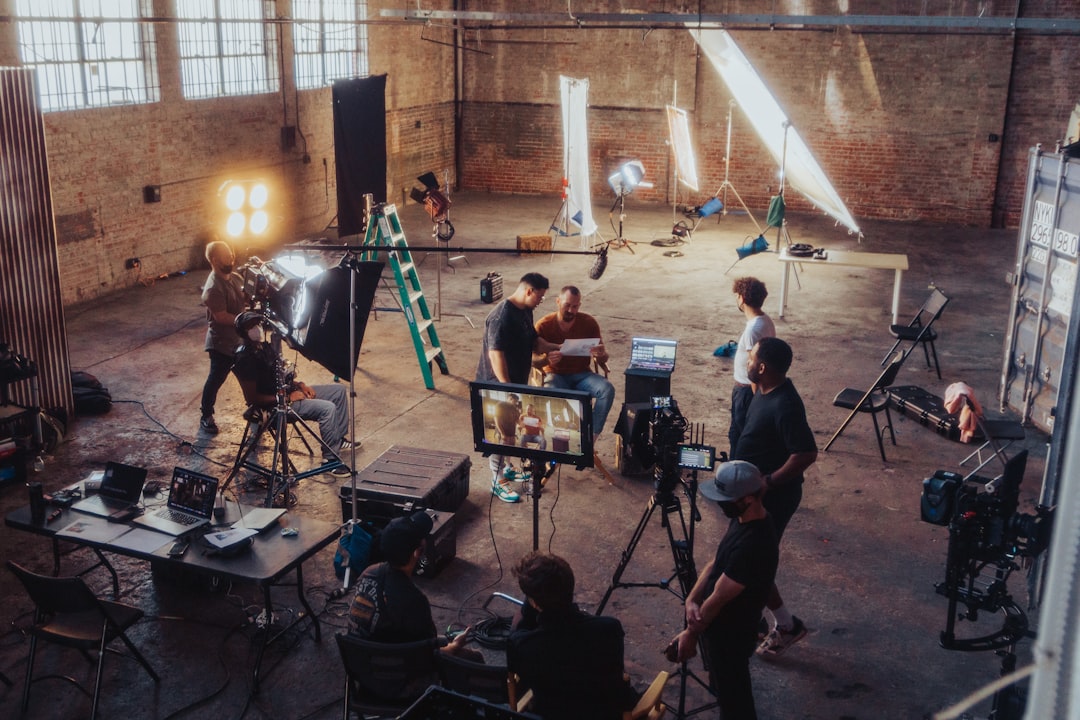 Professional video production cinematic camera setup short-form content